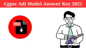 Cgpsc Adi Model Answer Key 2025