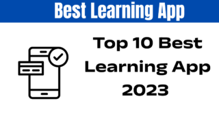 Top 10 Best Learning App 2023