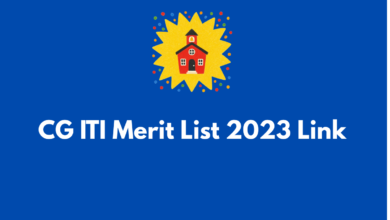 CG ITI Merit List 2023 Link: