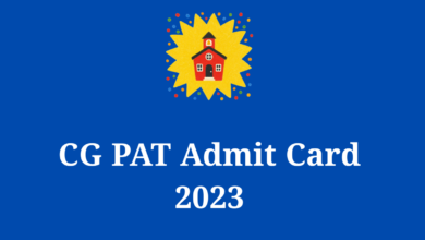 CG PAT Admit Card 2023