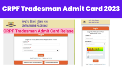 crpf constable tradesman admit card hindi