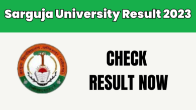 sarguja university result 2023