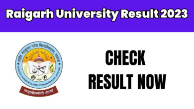 Raigarh University Result 2023