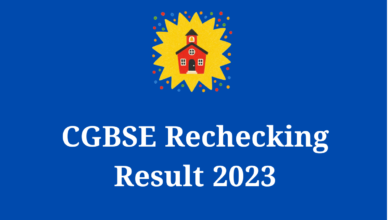 CGBSE Rechecking Result 2023