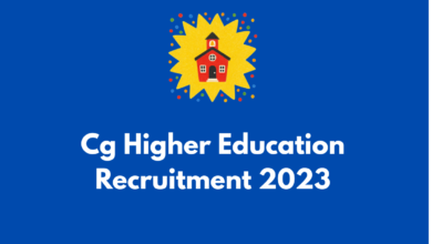 Cg Higher Education Recruitment 2023