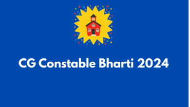 CG Constable Bharti 2024