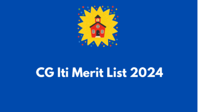 CG Iti Merit List 2024