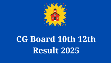 CG Board 10th 12th Result 2025