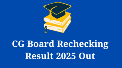 CG Board Rechecking Result 2025 Out