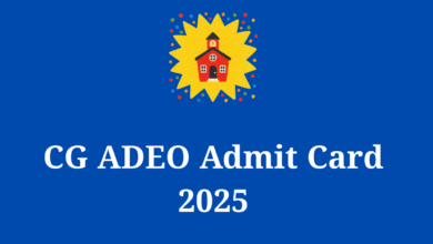 CG ADEO Admit Card 2025