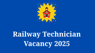 Railway Technician Vacancy 2025