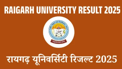 Raigarh University Result 2025