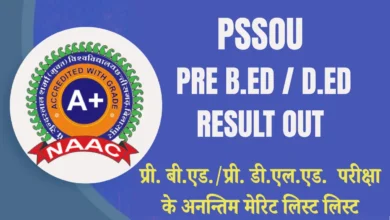 Pssou Pre Ded Result 2025 pdf Download