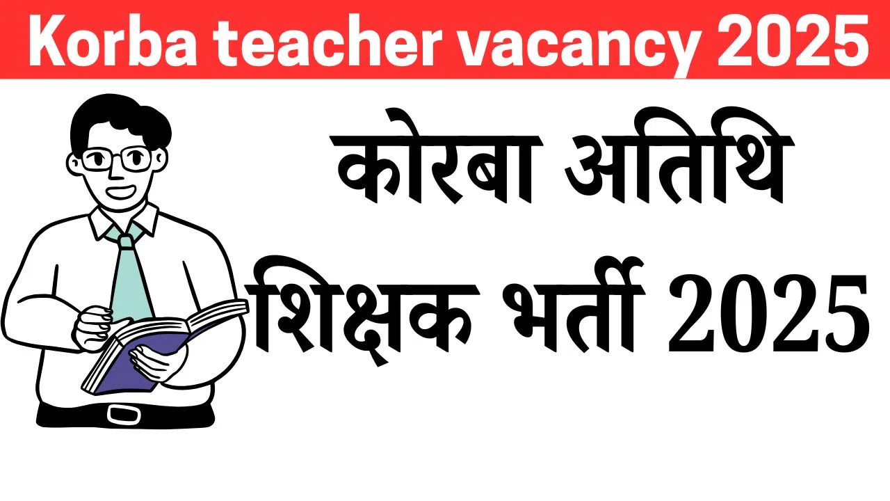 Korba Teacher Vacancy 2025