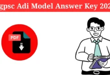 Cgpsc Adi Model Answer Key 2025
