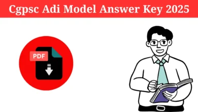Cgpsc Adi Model Answer Key 2025
