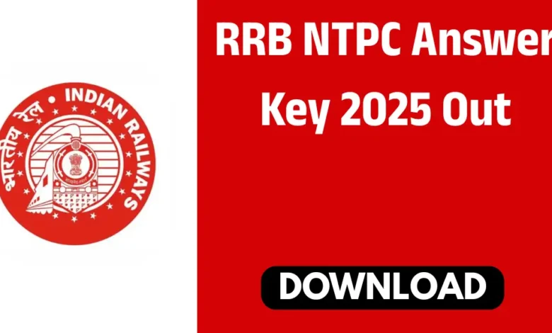 RRB NTPC Answer Key 2025